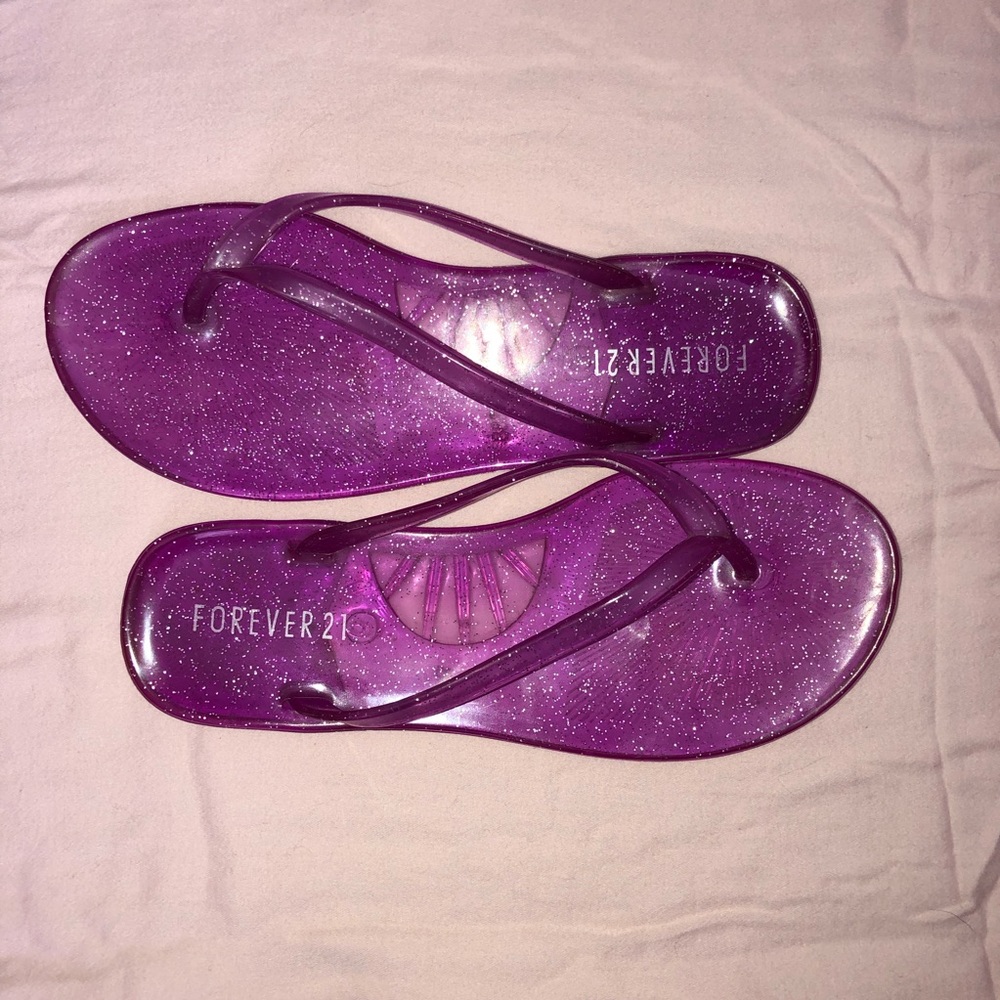 Forever21 glitter jelly’s